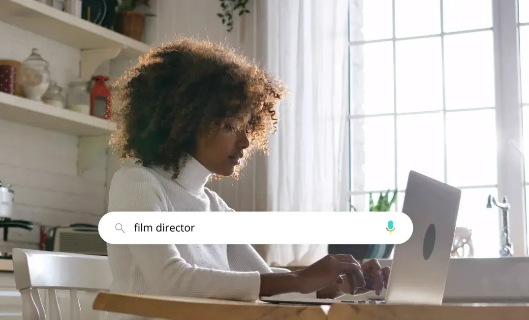 A still image from the short film The Power of Visibility (co-directed with Mimi Anagli)